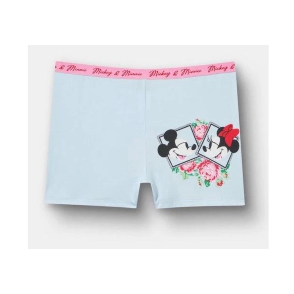 Torrid Mickey & Minnie Mouse Mid-Rise Cotton Panty Romance Love Size 2 2X NWT